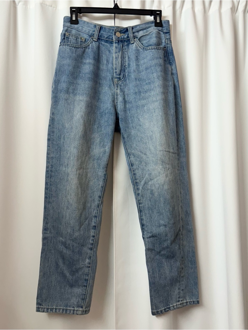 Toteme Twisted Seam Cropped Blue Jeans Size 28
